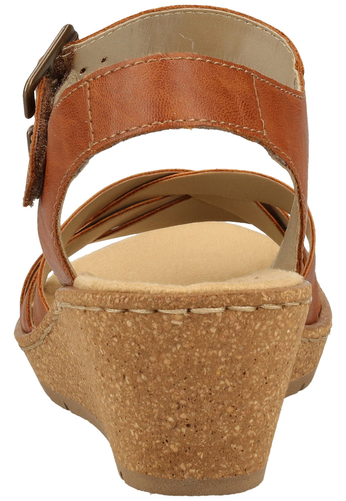 Rieker Sandalen Leder Cognac - surf4shoes