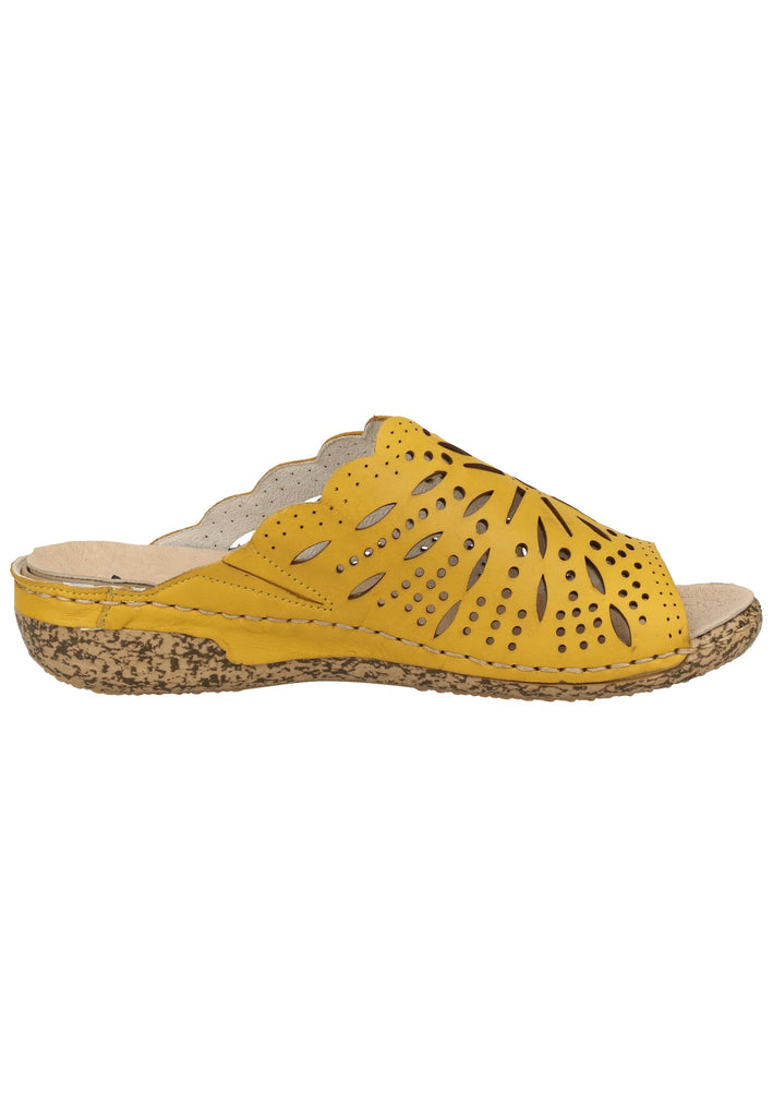 Rieker Pantoletten Glattleder Sun - surf4shoes