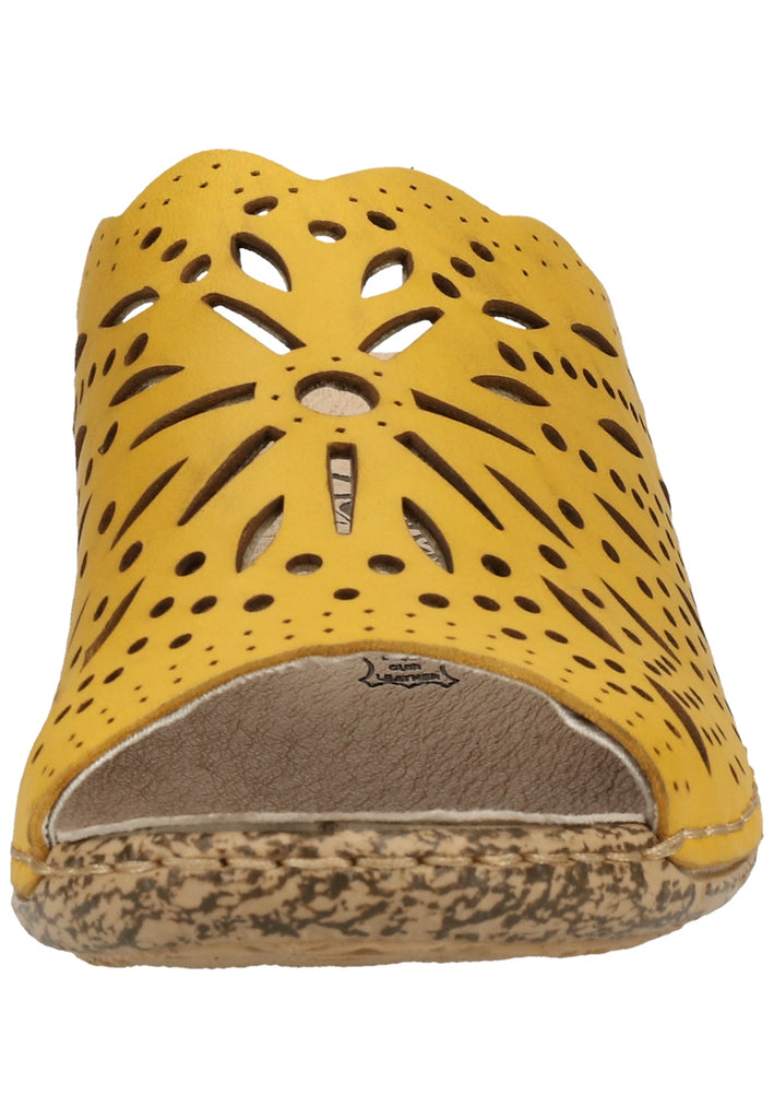 Rieker Pantoletten Glattleder Sun - surf4shoes