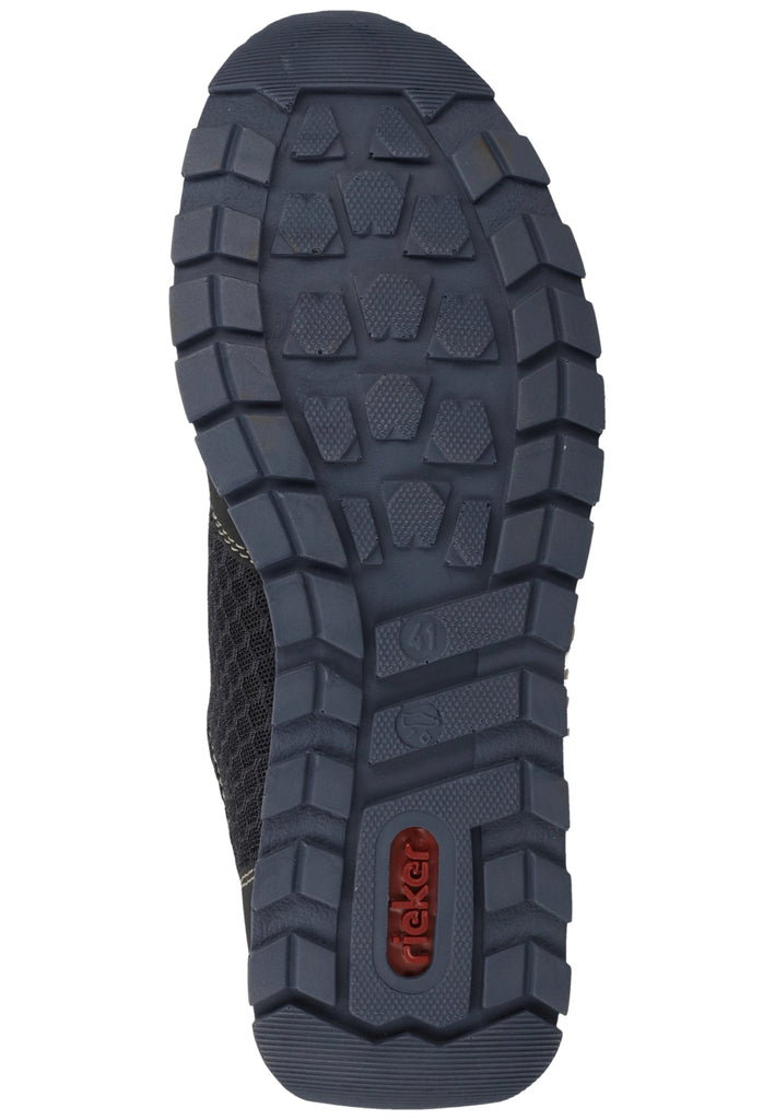 Rieker Sneaker Lederimitat Pazifik - surf4shoes