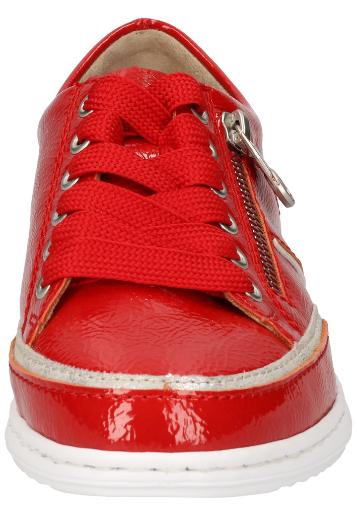 Rieker Sneaker Lederimitat Rot - surf4shoes