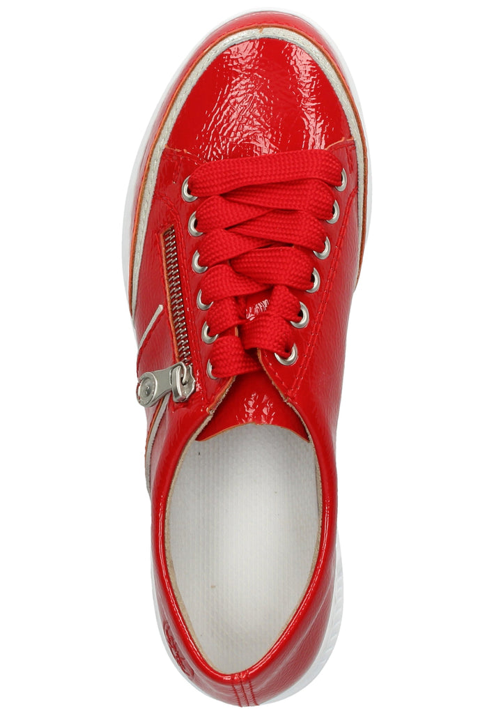 Rieker Sneaker Lederimitat Rot - surf4shoes