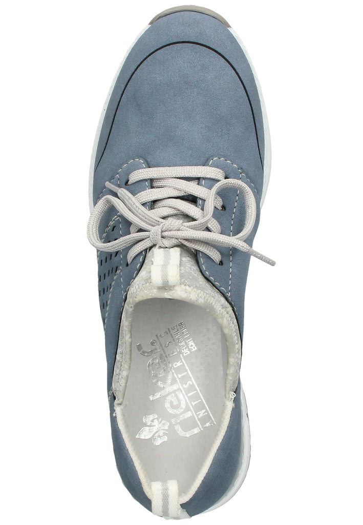 Rieker Sneaker Lederimitat/Textil Jeans - surf4shoes