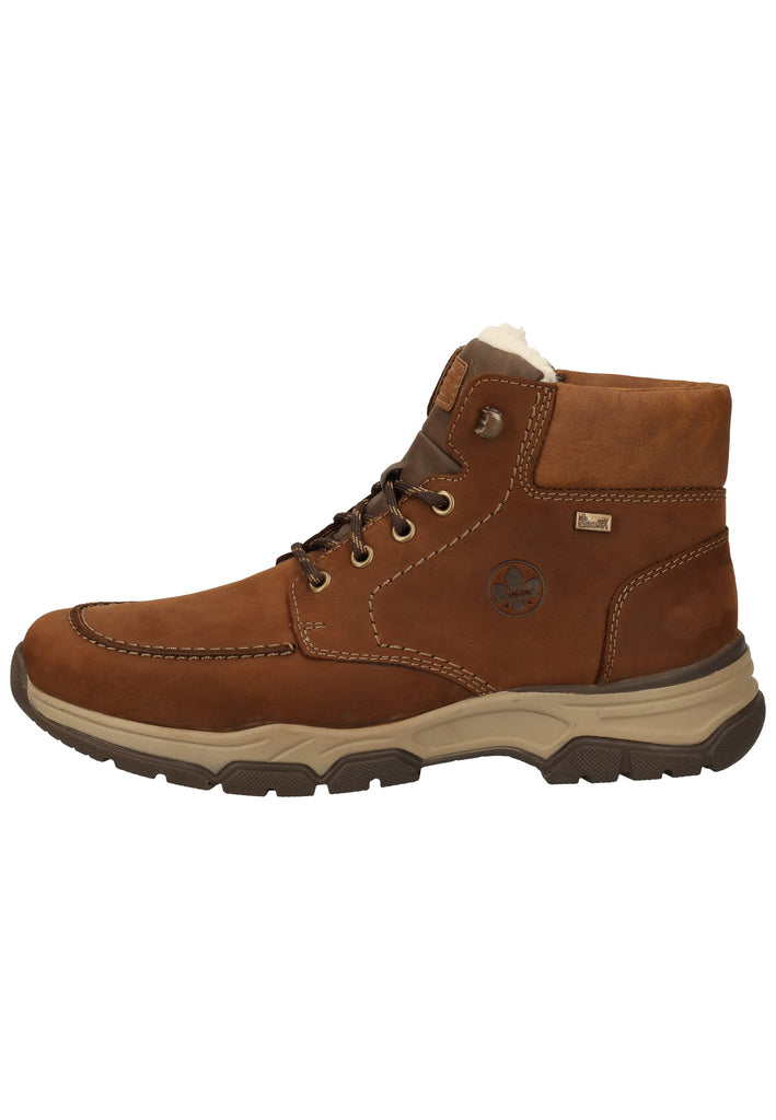 Rieker Stiefelette Leder Braun Warmfutter - surf4shoes