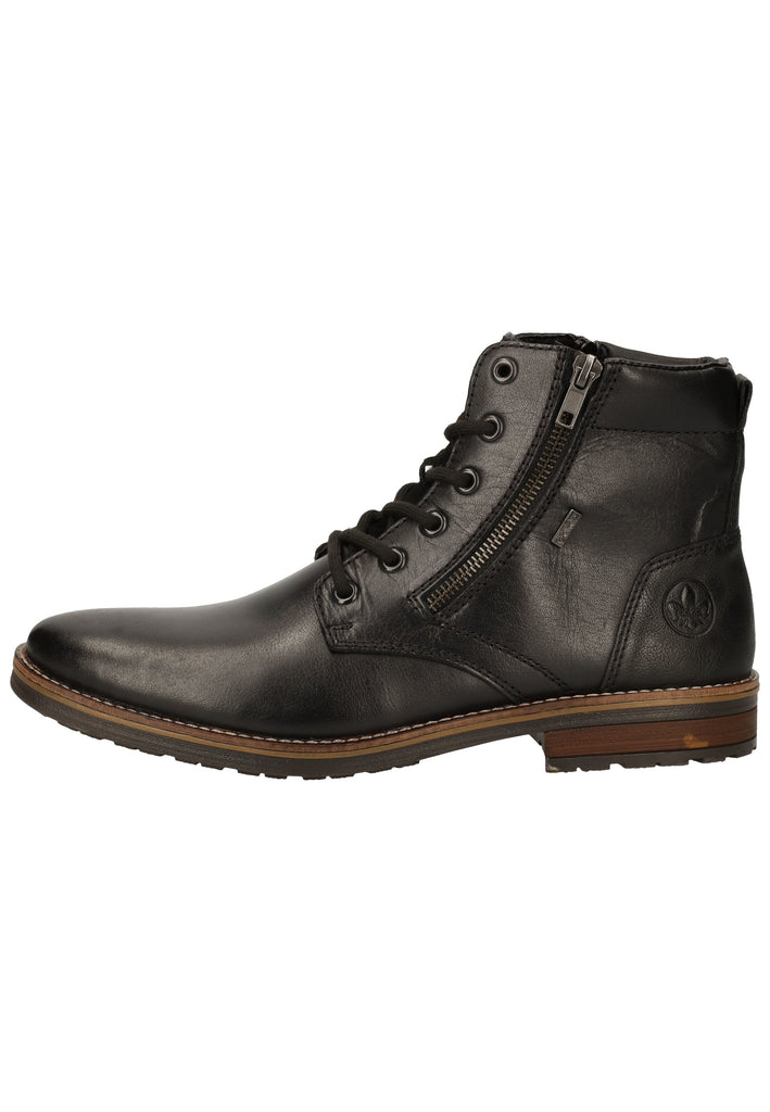 Rieker Stiefelette Leder Schwarz - surf4shoes