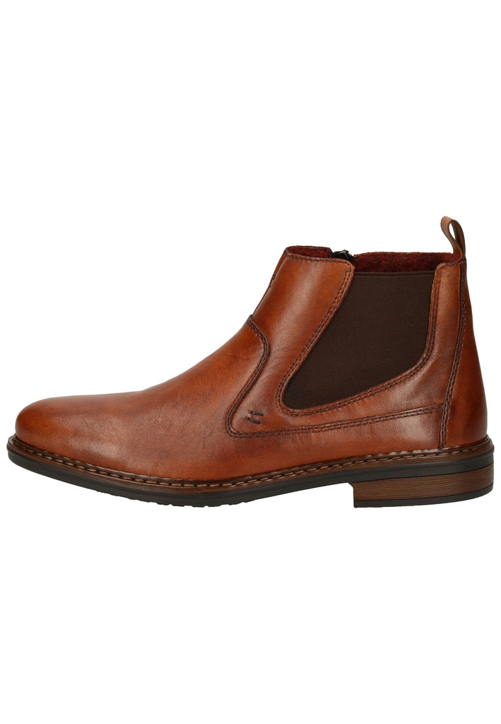 Rieker Stiefelette Leder Braun - surf4shoes