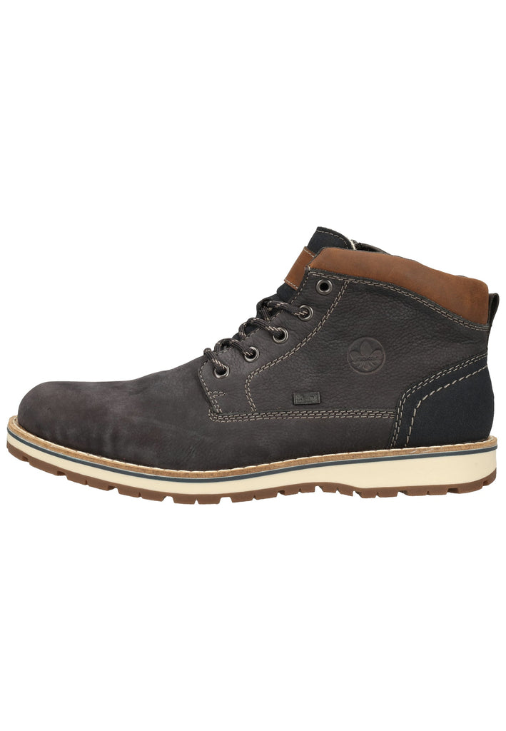Rieker Stiefelette Leder Navy Warmfutter - surf4shoes