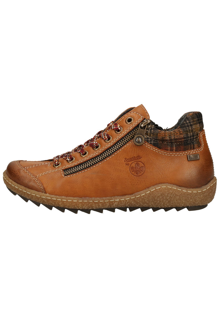 Rieker Stiefelette Lederimitat Braun - surf4shoes