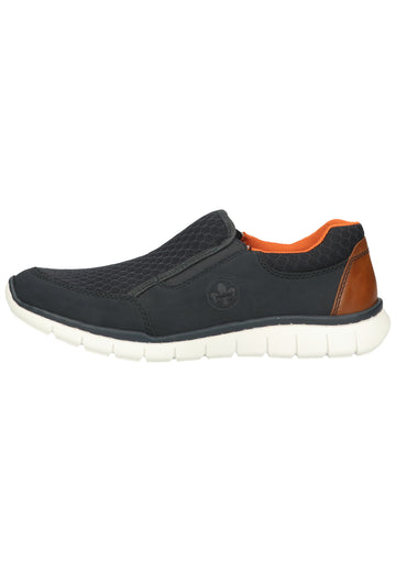 Rieker Slipper Lederimitat/Textil Pazifik - surf4shoes