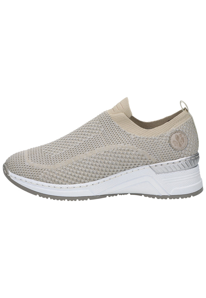 Rieker Sneaker Lederimitat/Textil Stone - surf4shoes