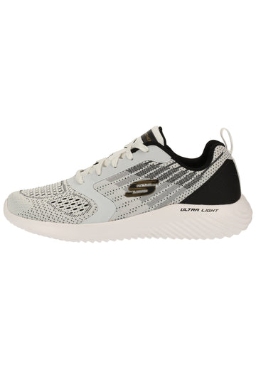Skechers Sneaker Lederimitat/Textil Weiß - surf4shoes