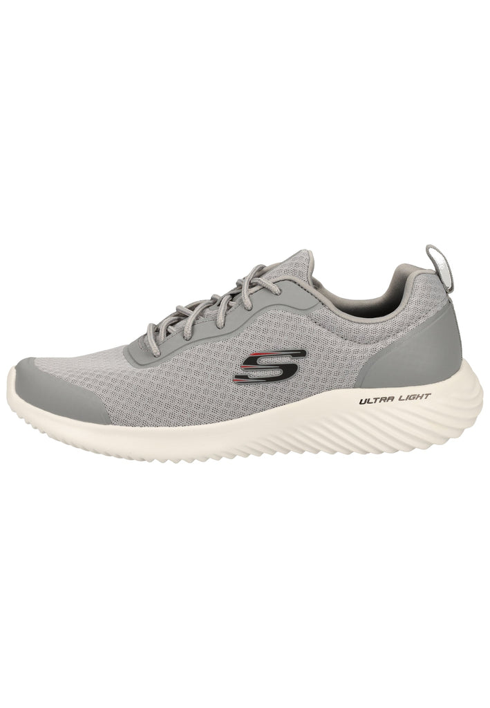 Skechers Sneaker Lederimitat/Textil Grau - surf4shoes