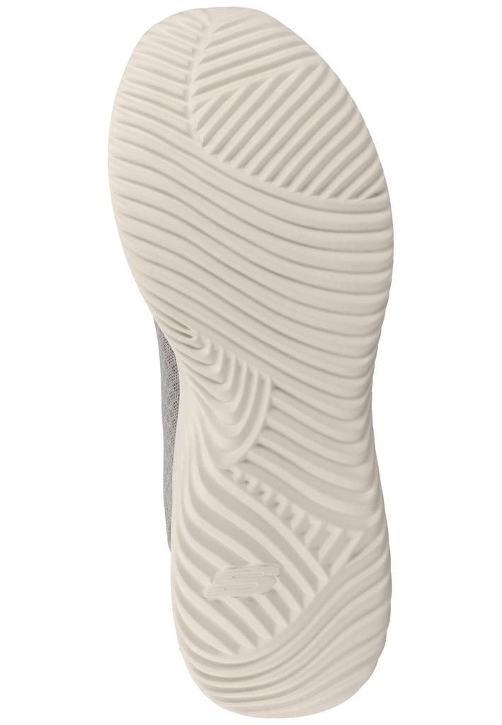 Skechers Sneaker Lederimitat/Textil Grau - surf4shoes