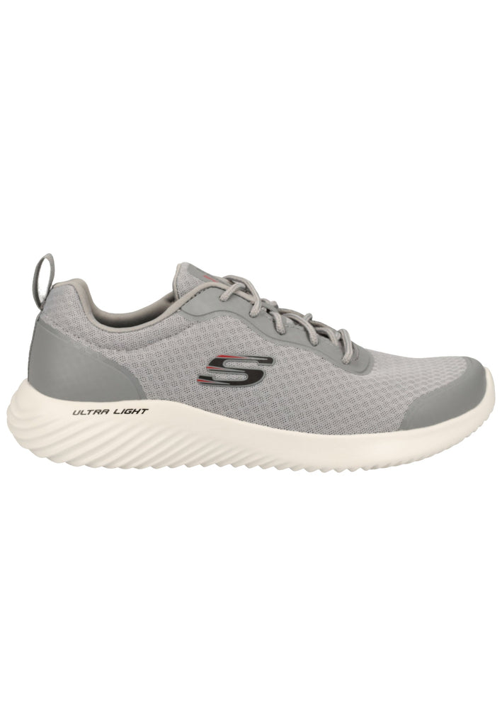 Skechers Sneaker Lederimitat/Textil Grau - surf4shoes
