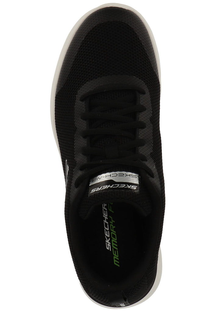 Skechers Sneaker Lederimitat/Textil Schwarz - surf4shoes