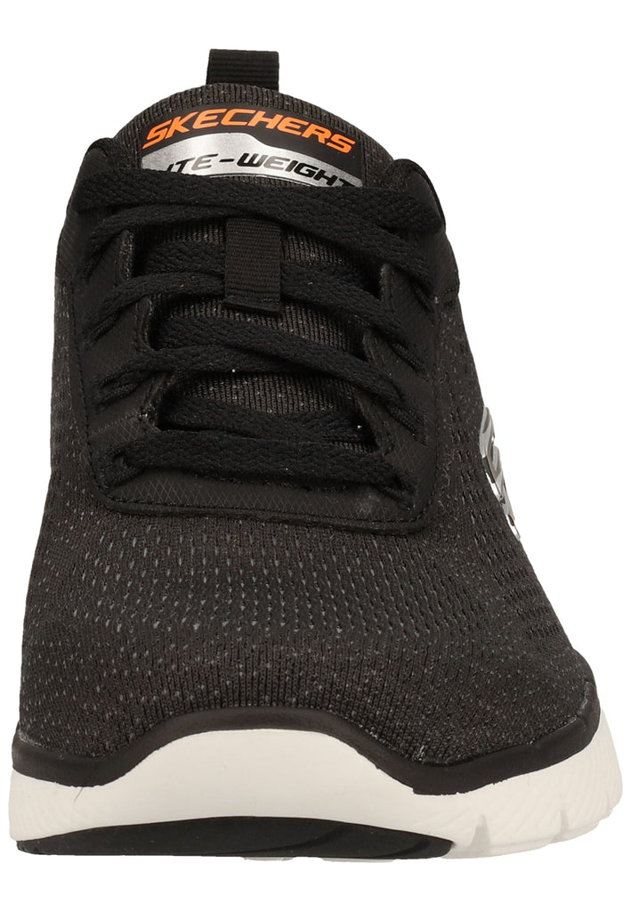 Skechers Sneaker Lederimitat/Textil Schwarz - surf4shoes