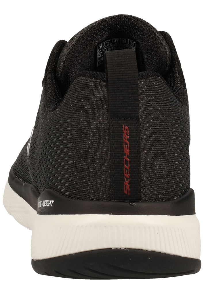 Skechers Sneaker Lederimitat/Textil Schwarz - surf4shoes