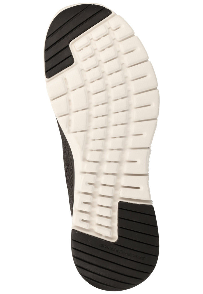 Skechers Sneaker Lederimitat/Textil Schwarz - surf4shoes