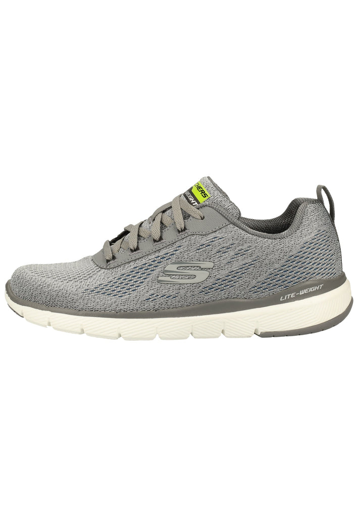 Skechers Sneaker Lederimitat/Textil Grau - surf4shoes