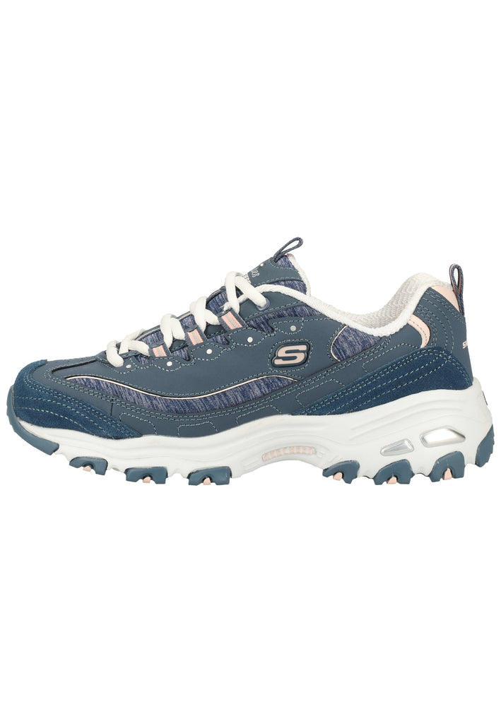 Skechers Sneaker Lederimitat/Textil Blau - surf4shoes