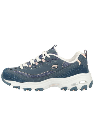 Skechers Sneaker Lederimitat/Textil Blau - surf4shoes