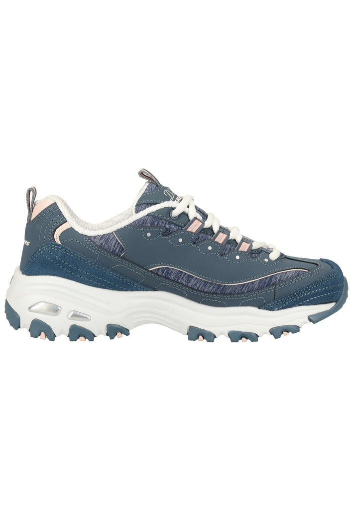 Skechers Sneaker Lederimitat/Textil Blau - surf4shoes
