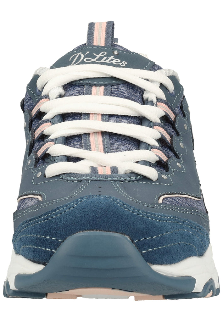 Skechers Sneaker Lederimitat/Textil Blau - surf4shoes