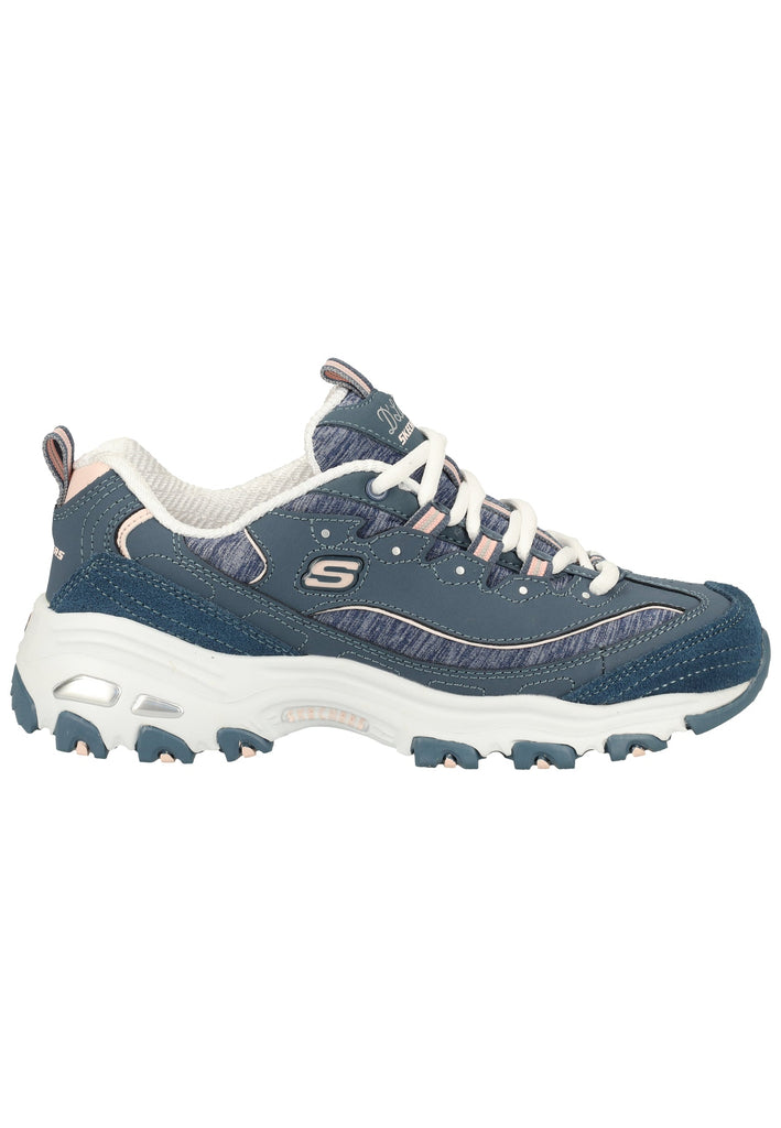 Skechers Sneaker Lederimitat/Textil Blau - surf4shoes