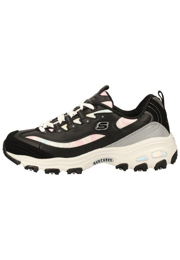 Skechers Sneaker Leder/Synthetik Schwarz - surf4shoes