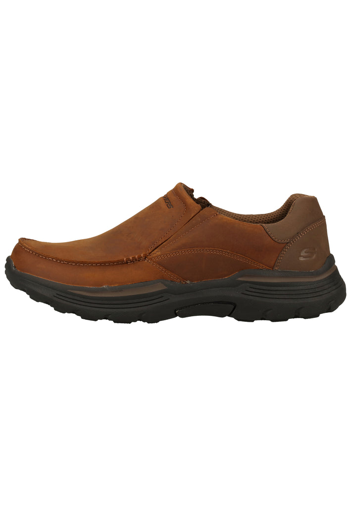 Skechers Slipper Leder Braun - surf4shoes