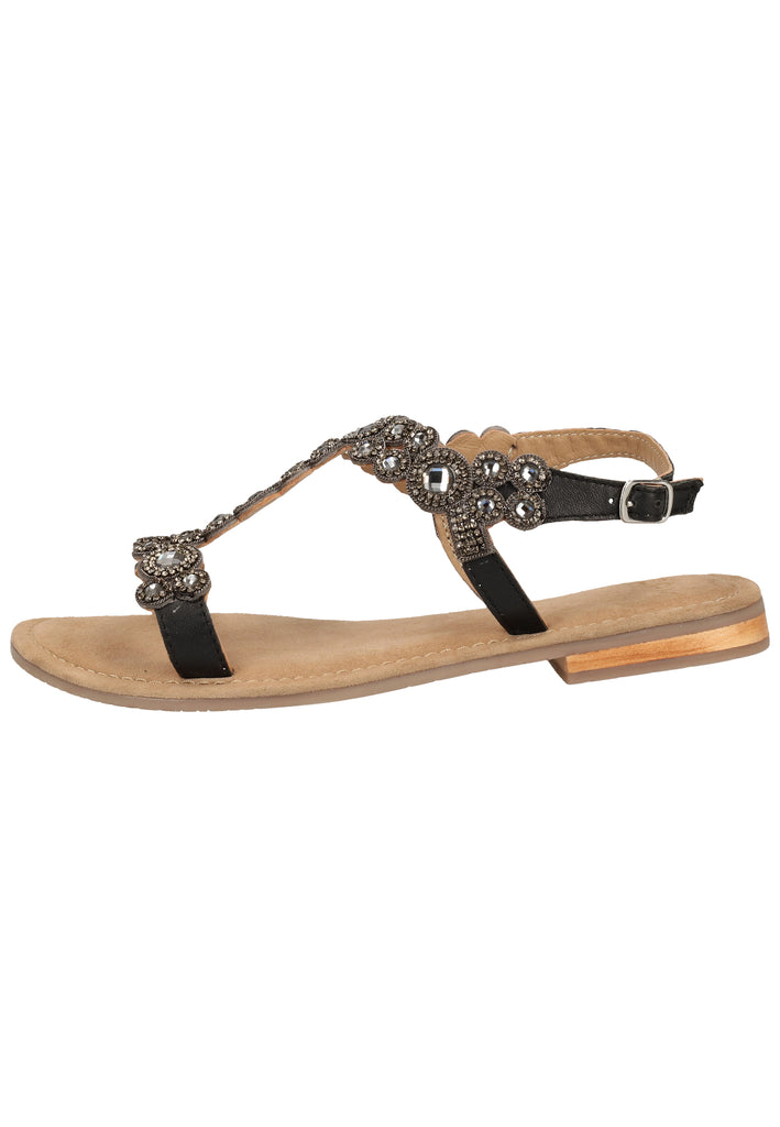 SPM Sandalen Leder Schwarz - surf4shoes