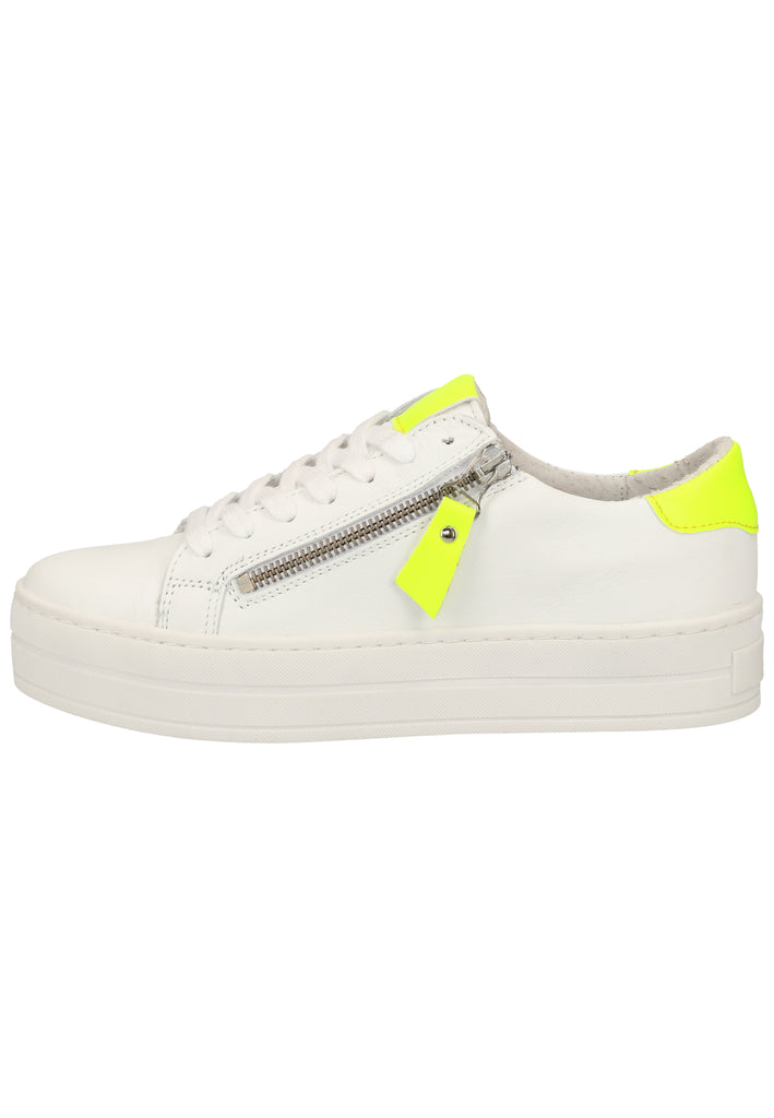 SPM Sneaker Leder Weiß/Gelb - surf4shoes