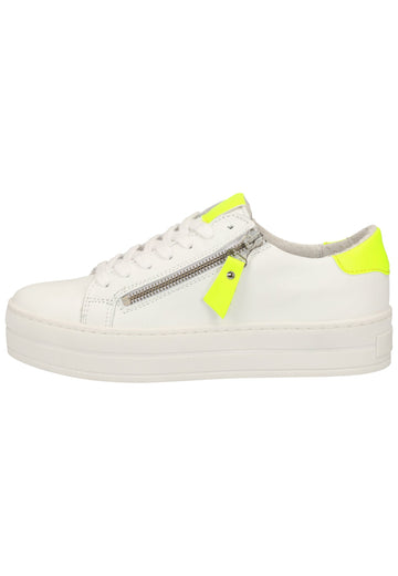 SPM Sneaker Leder Weiß/Gelb - surf4shoes