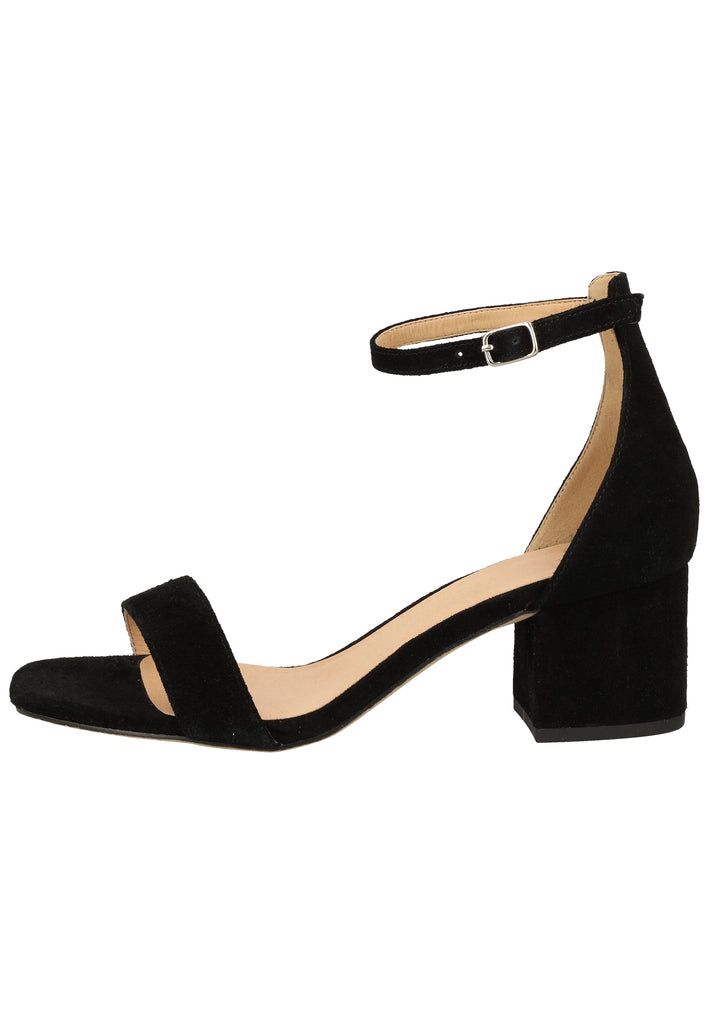 SPM Sandalen Veloursleder Schwarz - surf4shoes
