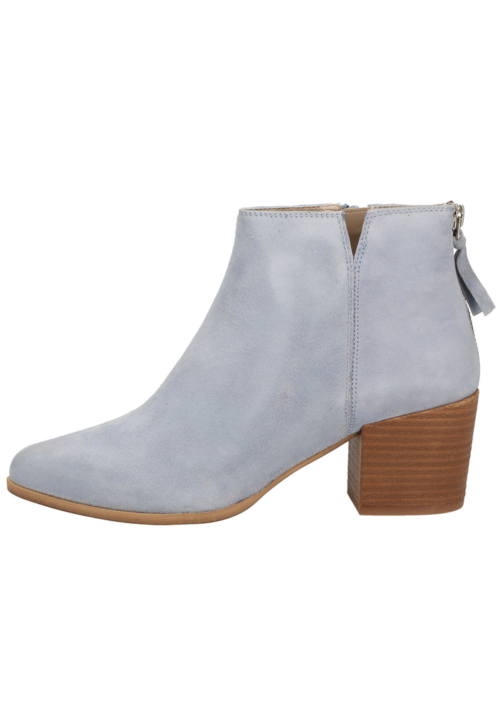 SPM Stiefelette Veloursleder Hellblau - surf4shoes