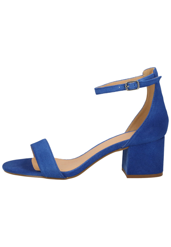 SPM Sandalen Veloursleder Mittelblau - surf4shoes
