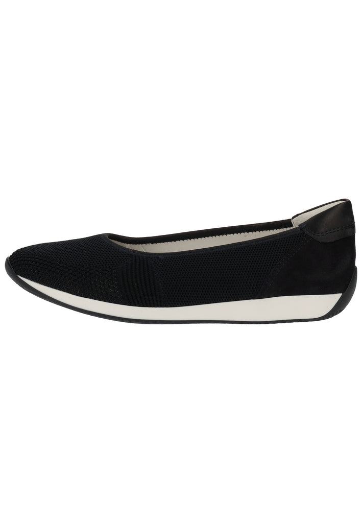 ara Ballerinas Leder/Textil Blau - surf4shoes