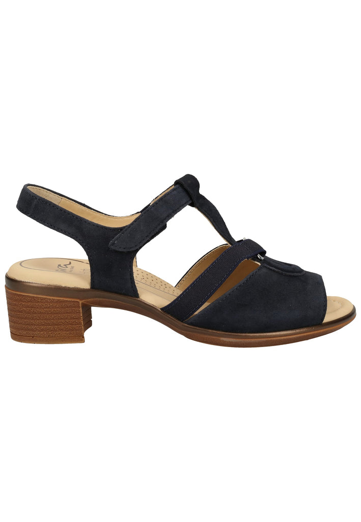 ara Sandalen Veloursleder Blau - surf4shoes