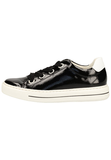 ara Sneaker Leder Schwarz/Weiß - surf4shoes