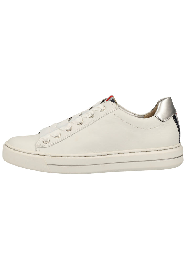 ara Sneaker Glattleder Weiß/Silber - surf4shoes