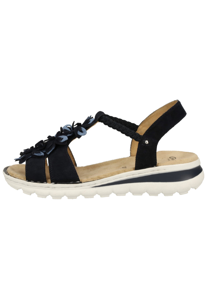 ara Sandalen Veloursleder Blau - surf4shoes