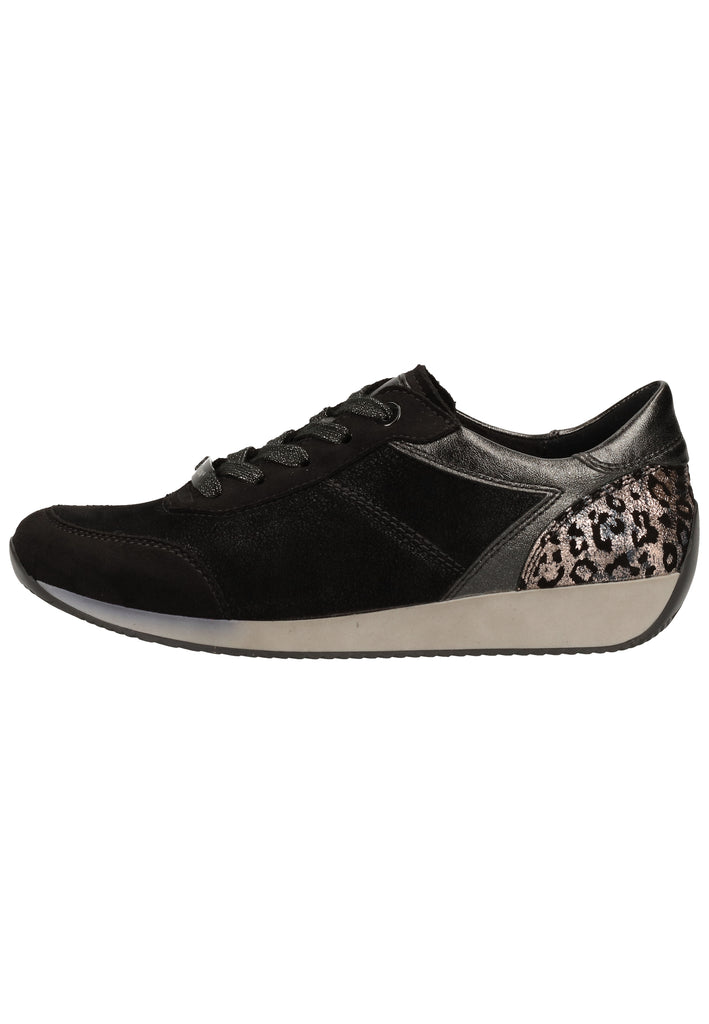 ara Sneaker Leder/Textil Schwarz - surf4shoes