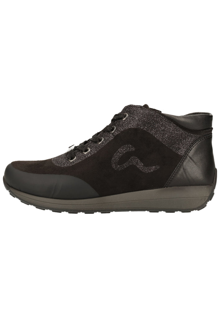 ara Sneaker Lederimitat Schwarz - surf4shoes