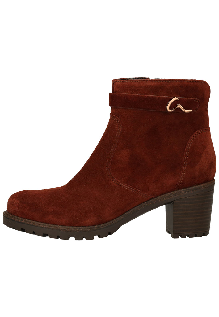 ara Stiefelette Veloursleder Marrone Warmfutter - surf4shoes