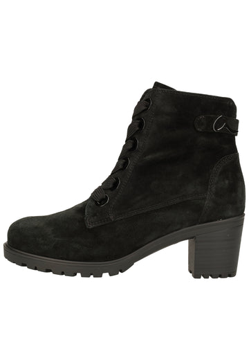 ara Stiefelette Veloursleder Schwarz Warmfutter - surf4shoes