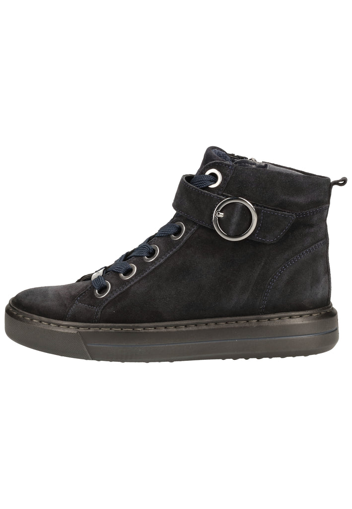 ara Stiefelette Veloursleder Blau - surf4shoes