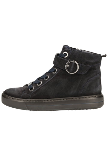 ara Stiefelette Veloursleder Blau - surf4shoes