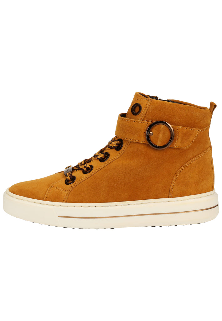 ara Stiefelette Veloursleder Curry - surf4shoes