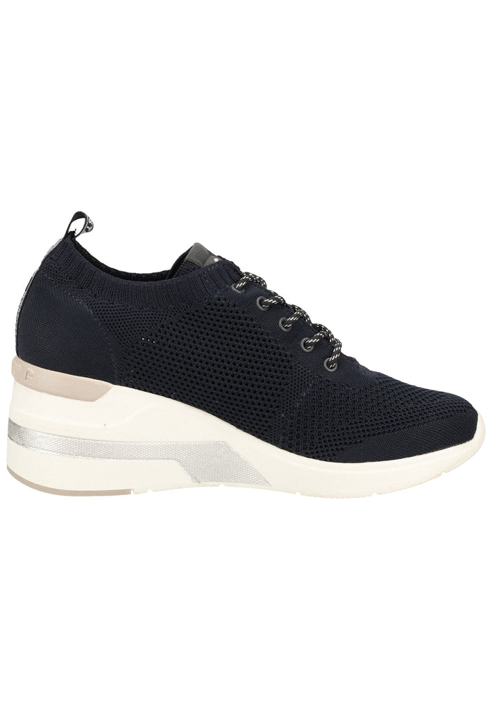 Mustang Halbschuhe Lederimitat/Textil Navy - surf4shoes