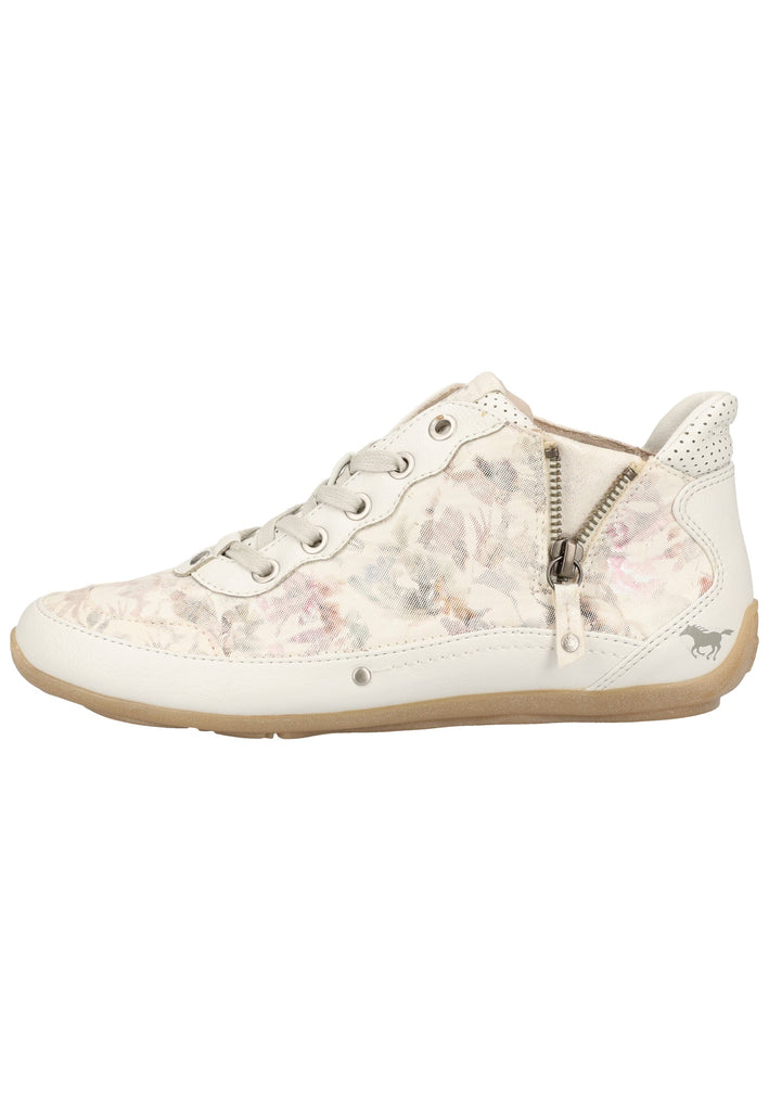 Mustang Sneaker Lederimitat/Textil Beige - surf4shoes